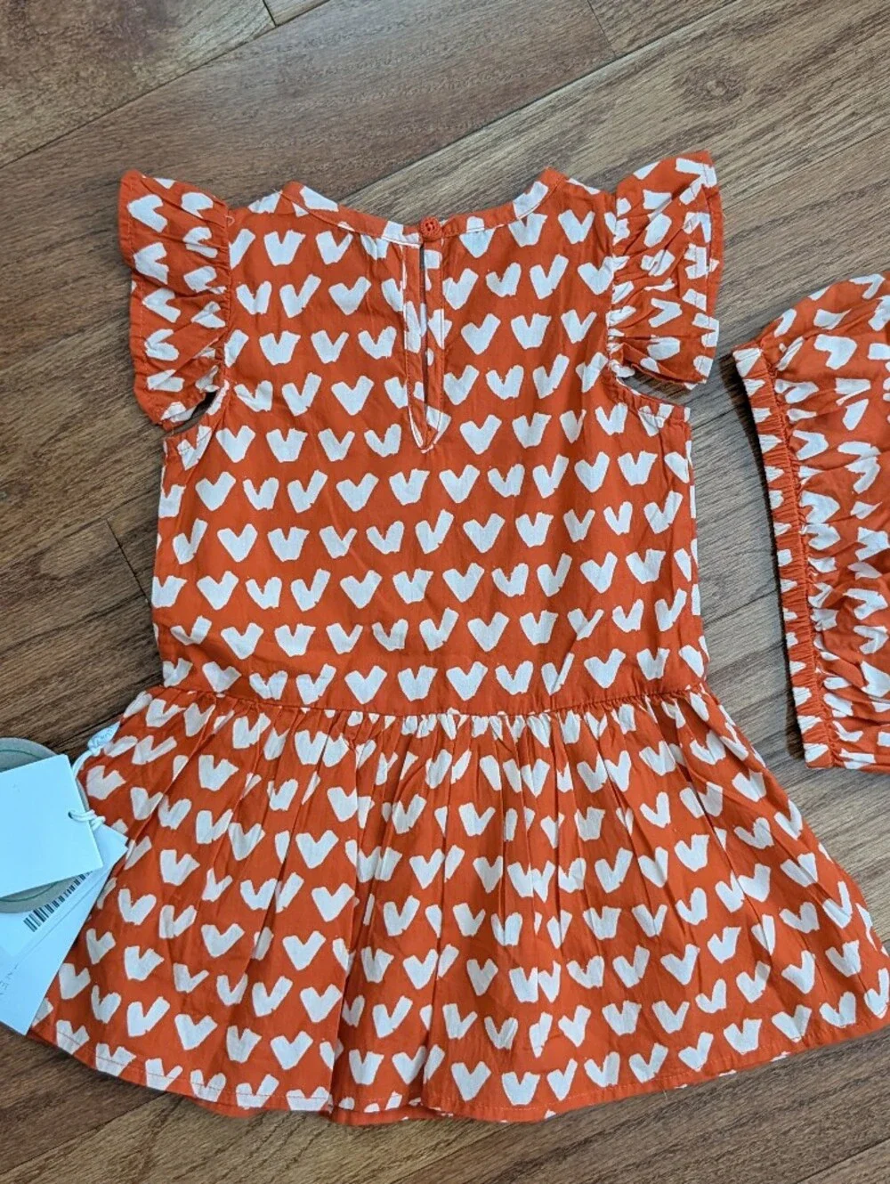 NWT Stella McCartney Kids Heart Flutter Dress - 3 Months